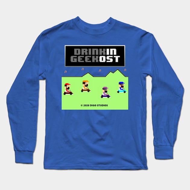 DiGo Kart Long Sleeve T-Shirt by DrinkIN GeekOUT Armor Shop